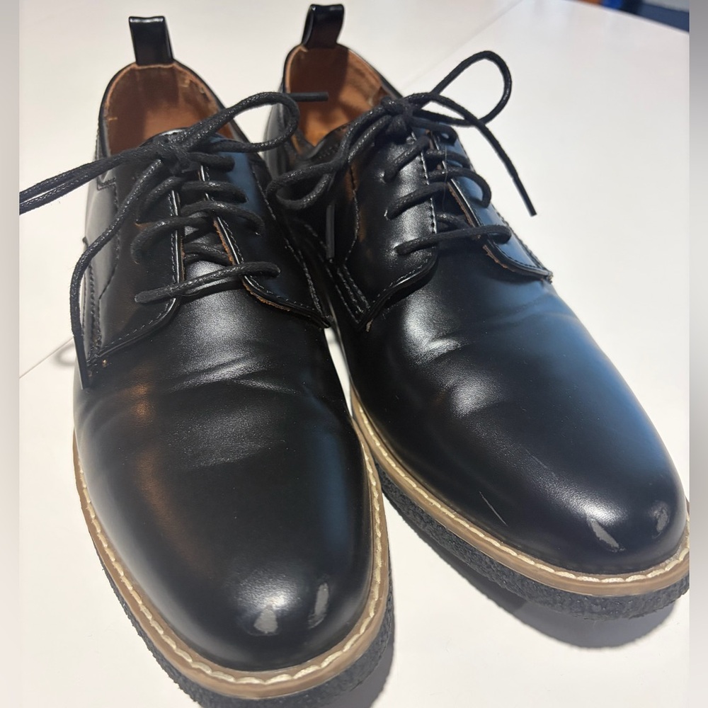 Deer Stags Black Oxford Shoes